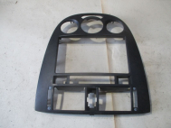 Накладка магнитолы и блока управления печки 96555042 96555135 PG Шевроле Лачетти Седан - Черная - БУ