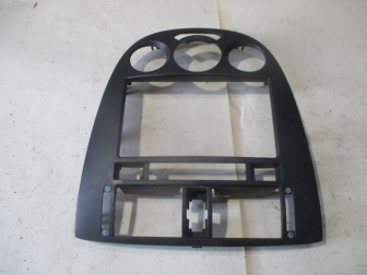 Накладка магнитолы и блока управления печки 96555042 96555135 PG Шевроле Лачетти Седан - Черная - БУ