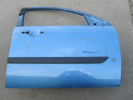 Дверь Форд Фокус 1 передняя правая 1132675, 1064221 Все Ford Focus 1 - БУ - Голая - Голубая - F016
