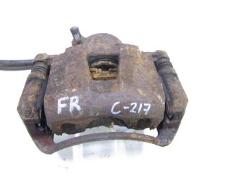 Суппорт передний правый 96418872 96549789 Шевроле Лачетти Gentra - со скобой в сборе - C-217 - БУ