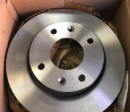 Диск тормозной передний 7701204282, 7700704705 Логан, Сандеро - Не вентилируемый 238 мм, - Febi