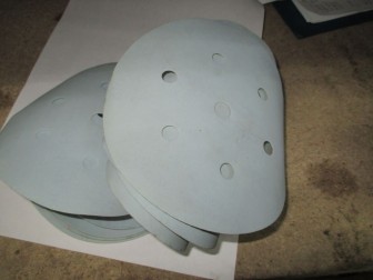 Круг абразивный Р 500 на липучке 6 1 отв D150, -  SIA