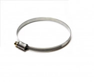 Хомут 80х100х9 червячный 9 мм 80-100 мм нержавейка, - Маяк