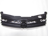 Решетка радиатора 13154225 13241967 Опель Астра H с 04 по 07г - Черная матовая - ДЕФЕКТ крепл -  TYG