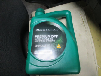 Моторное синтетика 5W-30 (6 литров) MOBIS Premium DPF Diesel Hyundai-Kia 05200-00620 - Hyundai-Kia