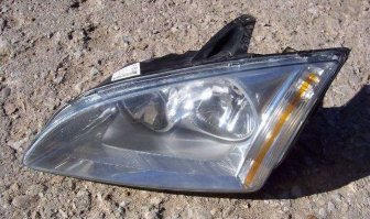Фара левая Форд Фокус 2 до 2008г С-Макс 1480990, 1385257 с Хромом - БУ