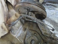 Трубка тормозная задняя левая 95231637 стальная Шевроле Авео Т300, - БУ