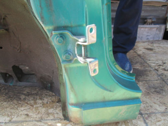 Петля двери передней левой нижняя 96513037, 96513039 Дэу Матиз Шевроле Спарк М200, - БУ