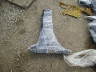 Облицовка стойки средней нижняя левая 95047237 внутренн Шевроле Авео Т300, - БУ