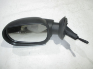 Зеркало левое Рено Логан 6001546989 механическое с тросиком до 2010 года 41111190, - Atek
