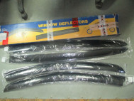 Дефлекторы окон Шевроле Авео с 2011 Хечбек Черные 4 штуки, - Autoclover