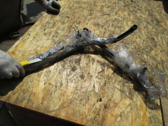 Поводок стеклоочистителя правый Шевроле Авео Т200 Все 96344929, - БУ для Праворукого авто