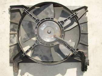 Вентилятор радиатора Шевроле Авео Т200-255 большой 96536666 96536521 FC A005175 - БУ