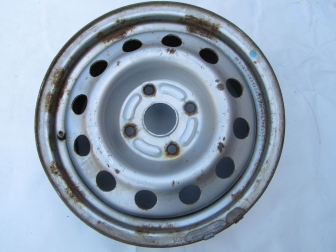 Диск стальной R15 6Jx15H2 ET45 A45630 4x114 96261139 Шевроле Лачетти Реззо Такума - Серый - N-3 - БУ