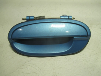 Ручка двери задней левая внешняя 96601583 96664439 Шевроле Спарк М200 - Голубая, - БУ