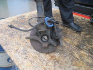 Суппорт передний левый 96426041, 96426039 Дэу Матиз, Шевроле Спарк M200 с 2005г, - БУ-2