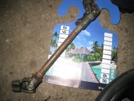 Вал карданный нижний рулевой колонки Кия Рио 3, Хендай Солярис с 2011г 564000U400, - БУ1