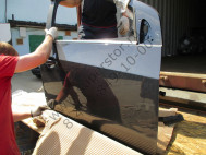 Молдинг стекла двери передней правой 95127306 Авео Т300  - Хромированный, - БУ