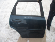 Дверь задняя правая Шевроле Лачетти Универсал 96547916 - в СБОРЕ - электрика Сине-Зеленая CL134 - БУ