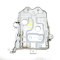 Площадка под АКБ 96533860 96534104 96436705 Chevrolet Aveo Т200 - Серая - S-53, - БУ
