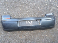 Бампер задний 6Q6807417 6Q6807521 Фольксваген Поло К-3 Купе 3-х дверка MK4 - БУ - поцарапан справа