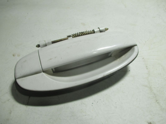 Ручка двери задней наружная правая 96410185 96410237 Шевроле Авео Т200 и Т255 - Белая - БУ