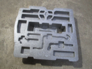 Ящик инструментальный 96460442 Шевроле Спарк M200 прямоугольный пенопластовый , - БУ