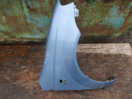 Крыло Шевроле Авео переднее правое Т200 96540888 - БУ Голубое СК-39 вмятинка