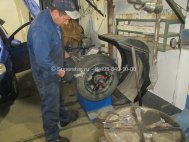 Шиномонтаж - переобувка комплект на 4 колеса радиусом R-13 на литом диске г.Щербинка