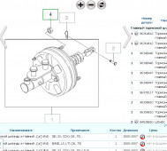Усилитель тормозов Шевроле Реззо 96348446, 96264642 - БУ для Праворукого авто