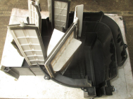 Печка отопителя Шевроле Авео Т250-255 - Корпус левый 96859665, 0KY0K3, 2008C414, 96930887, - БУ