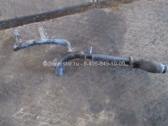 Трубка системы охлаждения на блоке 96180035 Дэу Ланос Сенс 1,3 литра A13SMS пластиковая, - БУ