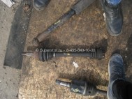 Привод Форд Фокус 1 с МКПП правый 1348325, XS4W3B436DB на 1,8л в сборе, - БУ правая половина