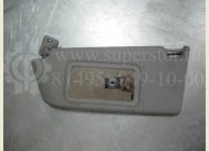 Козырек солнцезащитный Опель Астра H левый с зеркалом без подсветки 13113044, - БУ