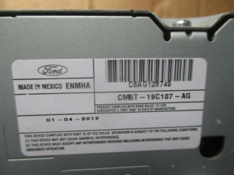 Магнитола Форд Фокус 3 штатная CM5T19C107AG C6AG128749 без панели управления S-45, - БУ