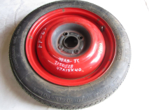 Докатка колесная R15 4Jx15x40 T125/80 95M Michelin 98ABTC 2150828 Форд Фокус 1 красный диск FF-63-БУ 