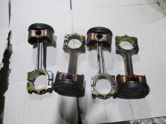 Шатун XS7Z6100AA Форд Фокус 1 на 2,0-2,3 литра Zetec E 16V в сборе с поршнем, - БУ