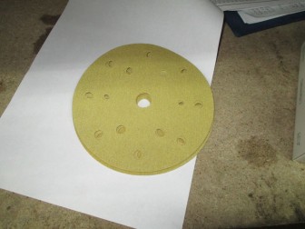 Круг абразивный Р 120 на липучке золотистый 15 отв D150мм 50445, - 3М - Trizact