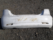 Бампер задний Шевроле Лачетти Хэтчбек 96545561 - цвет Белый под Боковые катафоты S-9 - БУ