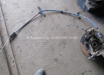 Трос ручного тормоза правый LR007496, LR001031, 6G912A635FF Ленд Ровер Фрилендер 2 МКПП с 07г, - БУ