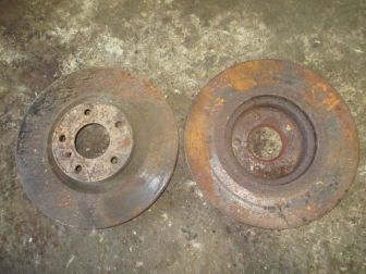 Диск тормозной передний Ниссан Мурано Z50, Тиана J31-32, 40206CA010 с 02 по 08г Инфинити, - БУ S71