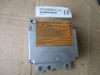 Блок управления подушкой безопасности Ниссан Тиида  С11 до 2014 года 98820EM60A, - БУ