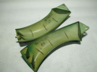 Планка под фару правую 96316854 молдинг Дэу Матиз M100 до 2005г - Зеленая DM-12 - БУ