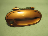 Ручка двери передней правой внешняя 96601582 96664427 Шевроле Спарк М200 - Оранжевя - под ключ, - БУ