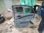 Облицовка двери Шевроле Лачетти Седан задней правой 96471444 механика, - БУ