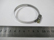 Хомут 50х70 червячный 9 мм 50-70 мм нержавейка (500), - Маяк