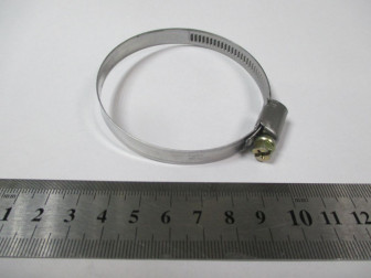 Хомут 50х70 червячный 9 мм 50-70 мм нержавейка (500), - Маяк