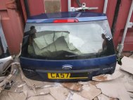 Крышка багажника Форд Фиеста с 02 по 2008 год 1541627, - БУ Синяя FF-15 - в Сборе