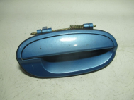 Ручка двери передней или задней правой внешняя 96601584 Шевроле Спарк М200 - Голубая, - БУ