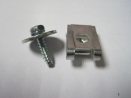 Крепеж для кузова автомобиля: скоба, саморез М7, шайба - Комплект 10 штук! на Шевроле Опель Форд